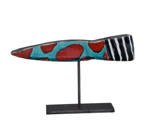 CERAMIC FISH SCULPTURE ARCO
